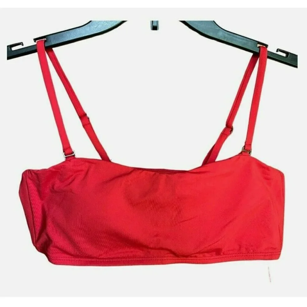 Andie Swin The Rio Bikini Top‎ Cherry Red Large